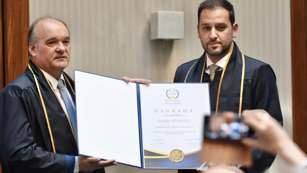 Izudin Ahmetlić dobitnik nagrade "Emerik Blum" za privredni razvoj BiH